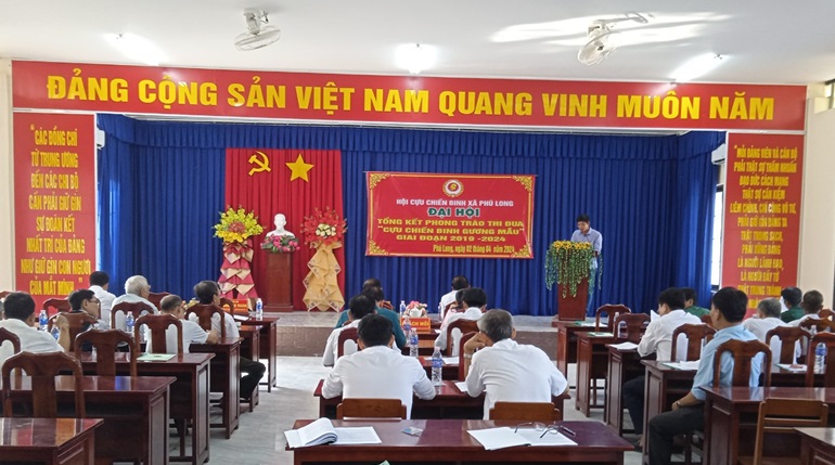 Hội cựu chiến binh xã Phú Long tổ chức Đại hội phong trào thi đua “Cựu chiến binh gương mẫu” lần thứ VII (2019 – 2024)