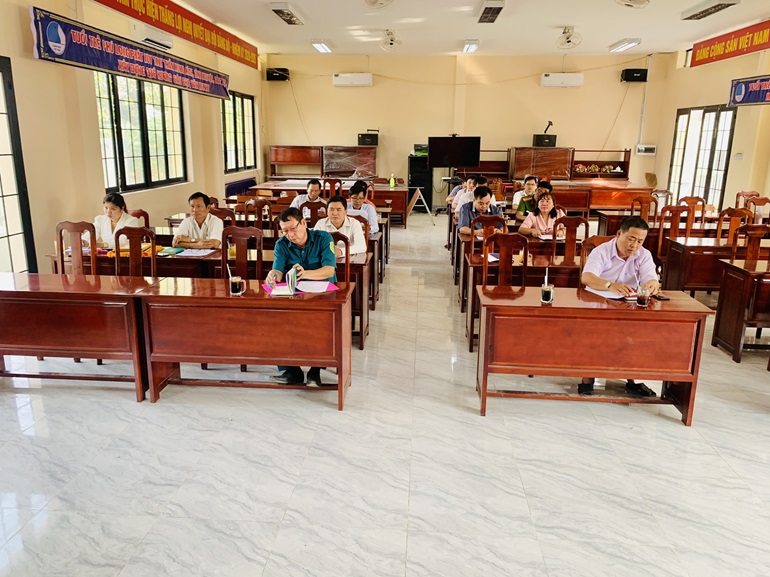 Xã Phú Long sơ kết công tác tuyển chọn và gọi công dân nhập ngũ năm 2024